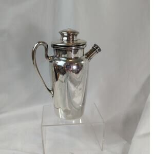 MCM Friedman Silver Company Silver Plated Individual Cocktail Shaker Complete